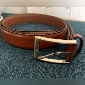 J.S A Banks Leather Belt, Size 36, Brown Leather, Like New Condition